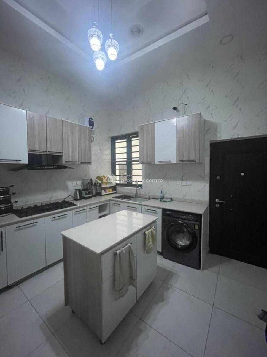 Tastefully Furnished Serviced 4 Bedroom Duplex, Royal Pine Estate By Chevron Toll Gate Eleganza Orchid Road, Lekki, Lagos, Semi-detached Duplex for Rent
