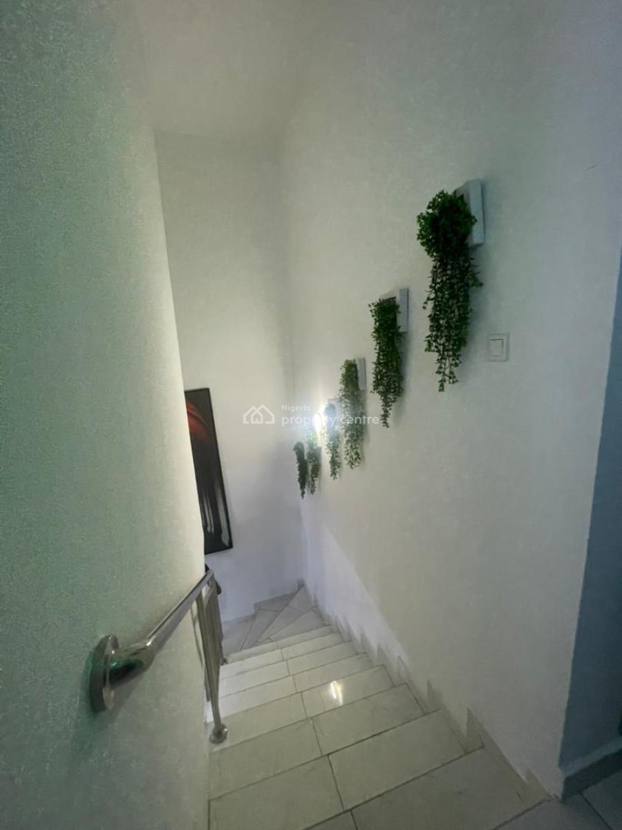 Tastefully Furnished Serviced 4 Bedroom Duplex, Royal Pine Estate By Chevron Toll Gate Eleganza Orchid Road, Lekki, Lagos, Semi-detached Duplex for Rent