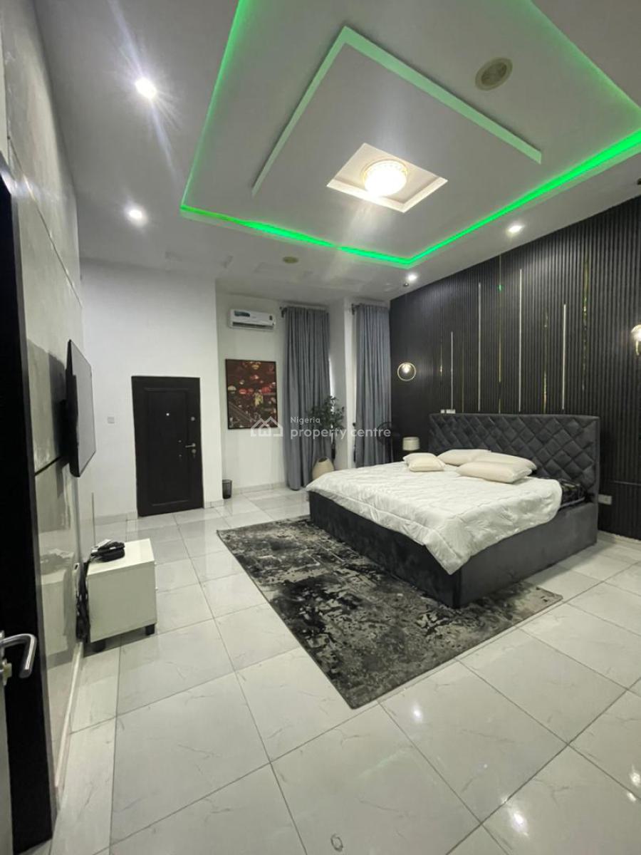 Tastefully Furnished Serviced 4 Bedroom Duplex, Royal Pine Estate By Chevron Toll Gate Eleganza Orchid Road, Lekki, Lagos, Semi-detached Duplex for Rent