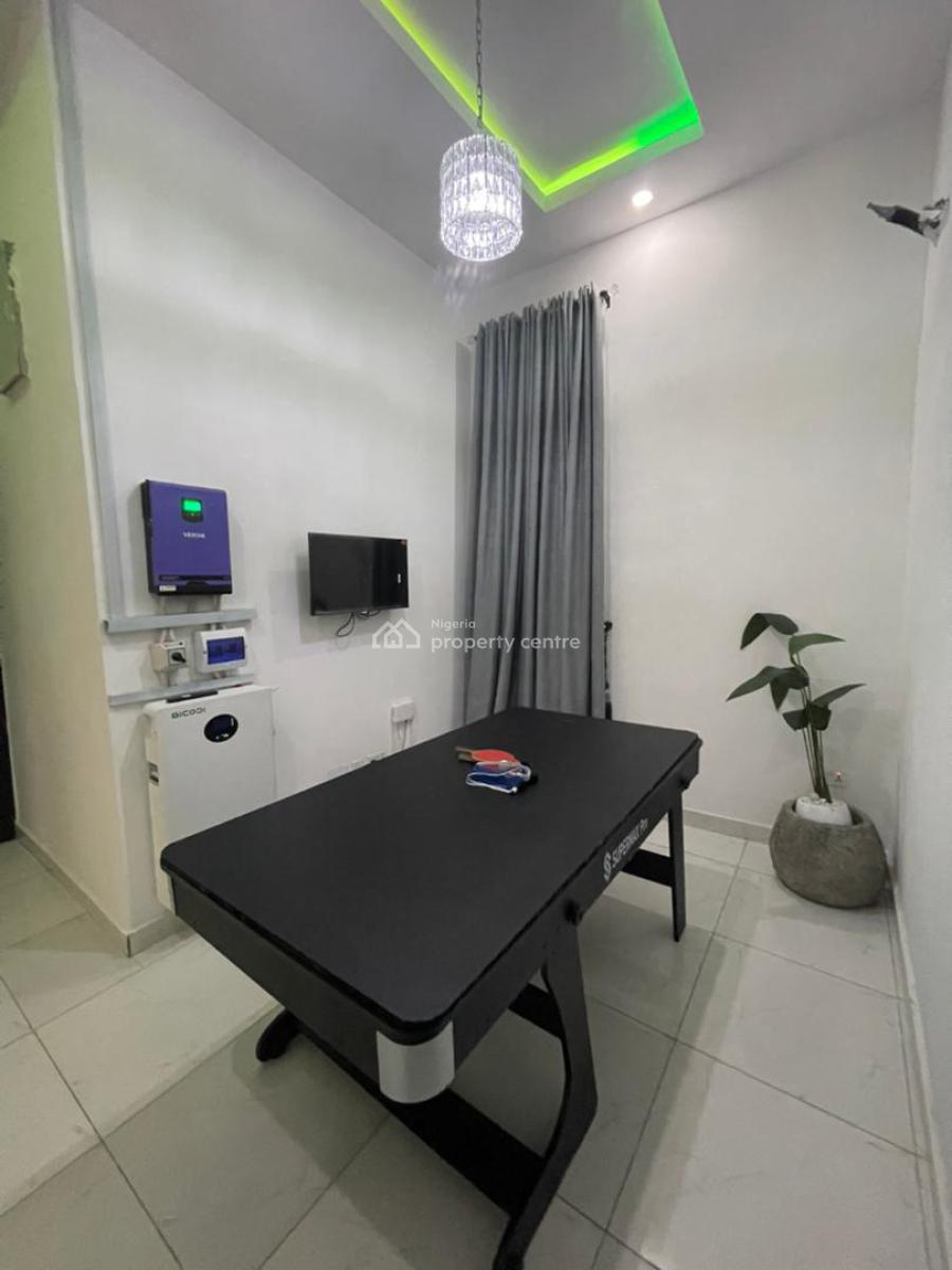Tastefully Furnished Serviced 4 Bedroom Duplex, Royal Pine Estate By Chevron Toll Gate Eleganza Orchid Road, Lekki, Lagos, Semi-detached Duplex for Rent