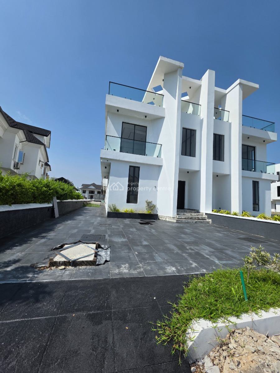 Massive 5 Bedroom Semi-detached Duplex with Swimming Pool, Cowrie Creek Estate, Lekki Phase 1, Lekki, Lagos, Semi-detached Duplex for Sale