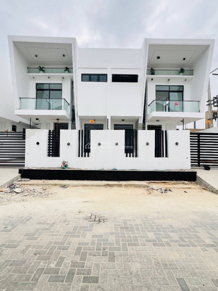 4 Bedroom Semi - Detached Duplex +bq, Orchid, Chevron Tollgate, Lekki Phase 2, Lekki, Lagos, Semi-detached Duplex for Sale