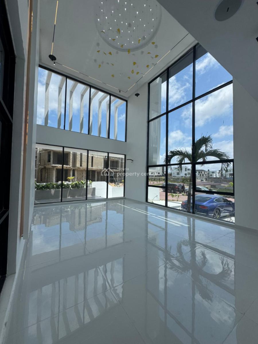 The Finest 5 Bedroom Mansion on 600sqm with a Private  Lift, Therapeutic Ocean View, Open Roof Terrace, Kitchenette, Saloon, Osapa, Lekki, Lagos, Detached Duplex for Sale