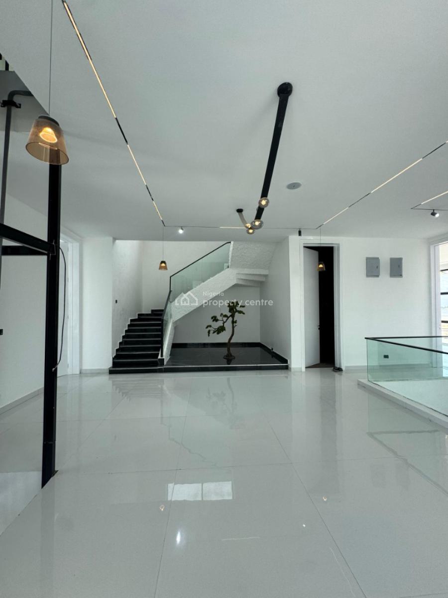 The Finest 5 Bedroom Mansion on 600sqm with a Private  Lift, Therapeutic Ocean View, Open Roof Terrace, Kitchenette, Saloon, Osapa, Lekki, Lagos, Detached Duplex for Sale