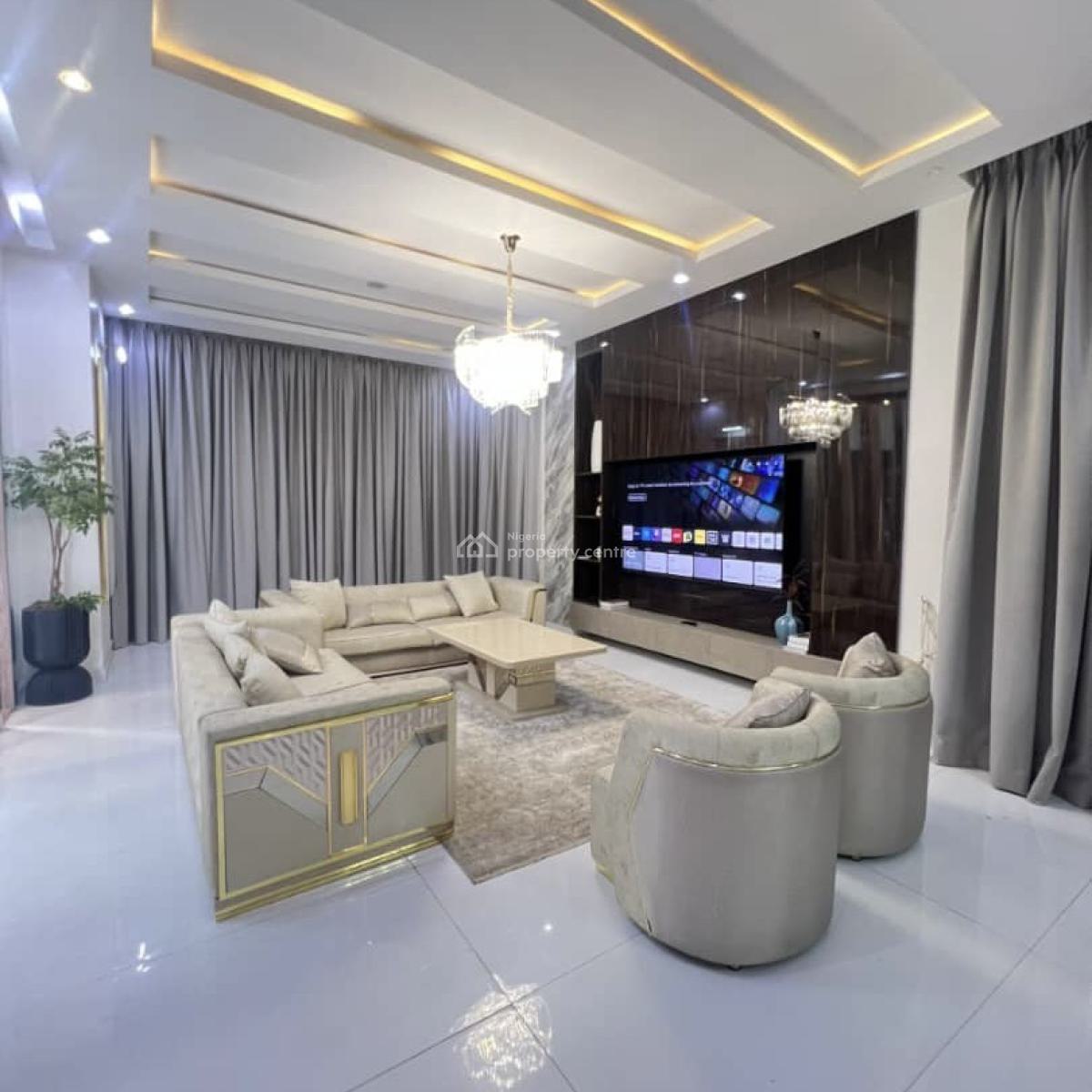 5 Bedroom & Bq, Ikota, Lekki, Lagos, Detached Duplex for Rent