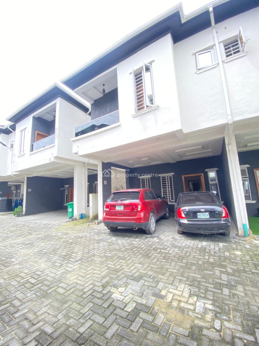 Standard and Homely 4 Bedroom Terrace Duplex, Mobil Road, Ajah, Lagos, Terraced Duplex for Rent