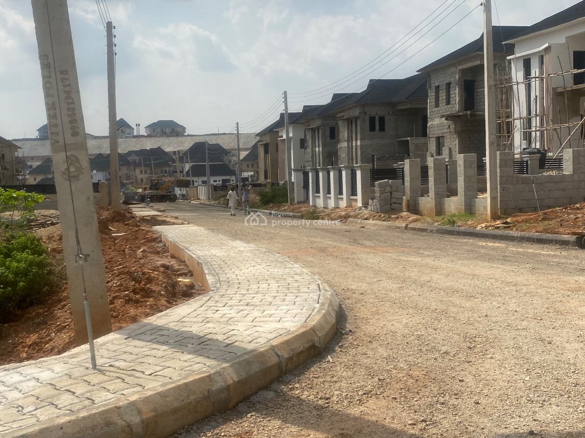 Newly Built 4 Bedroom Duplex with Bq Carcass, Admiralty Estate, Asokoro District, Abuja, Semi-detached Duplex for Sale