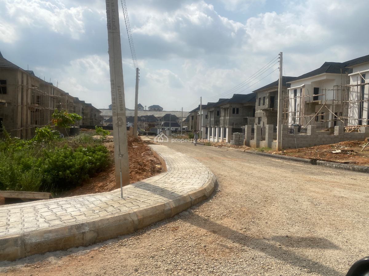 Newly Built 4 Bedroom Duplex with Bq Carcass, Admiralty Estate, Asokoro District, Abuja, Semi-detached Duplex for Sale