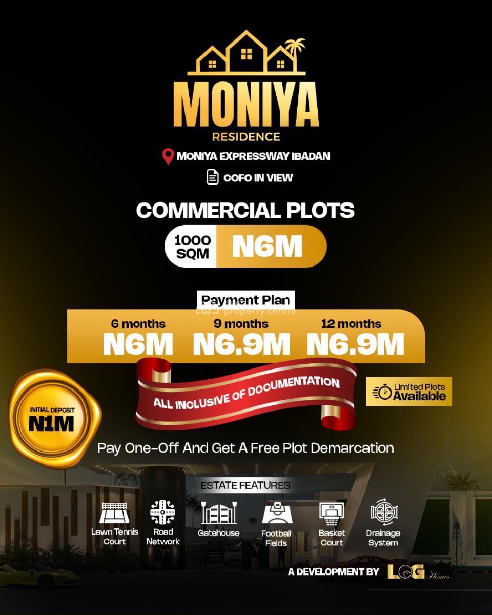 Dry Land in a Great Estate, But 6 Get 1 Free -, Moniya, Ibadan, Oyo, Residential Land for Sale