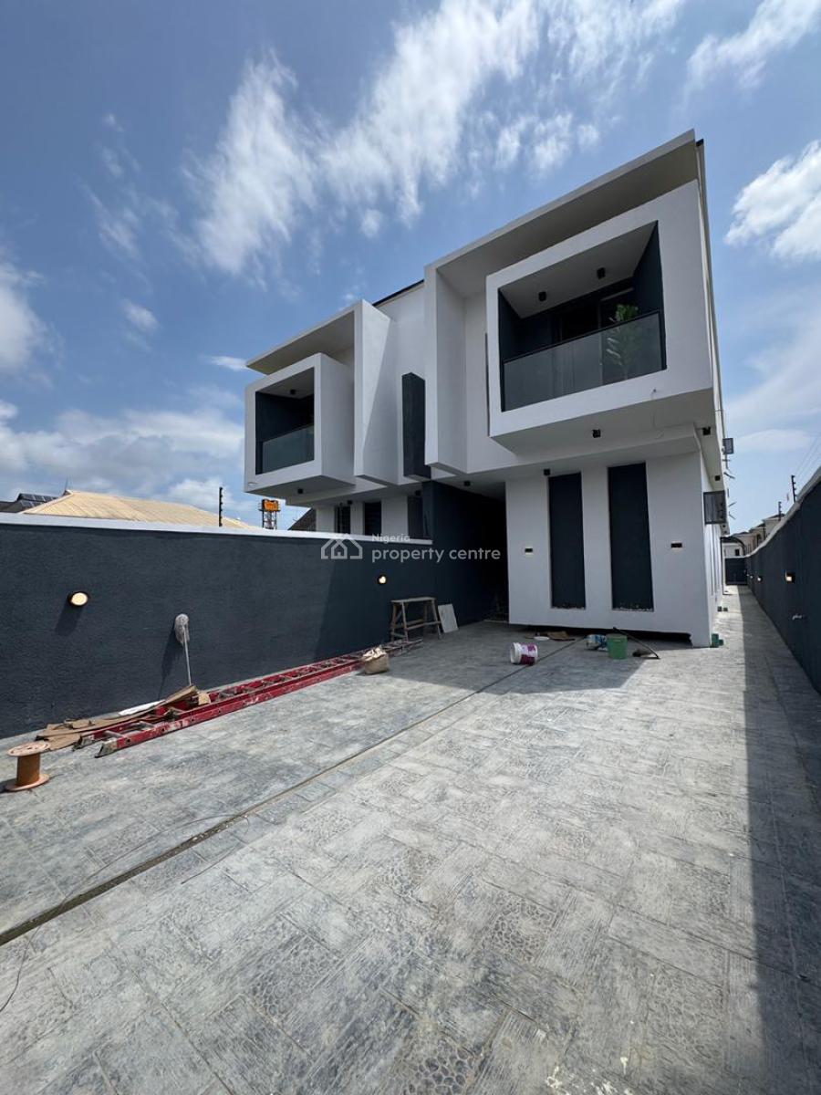 Brand New 5 Bedroom Semi-detached Duplex with a Cinema, Pool & Bq, Abraham Adesanya, Ajah, Lagos, Semi-detached Duplex for Sale