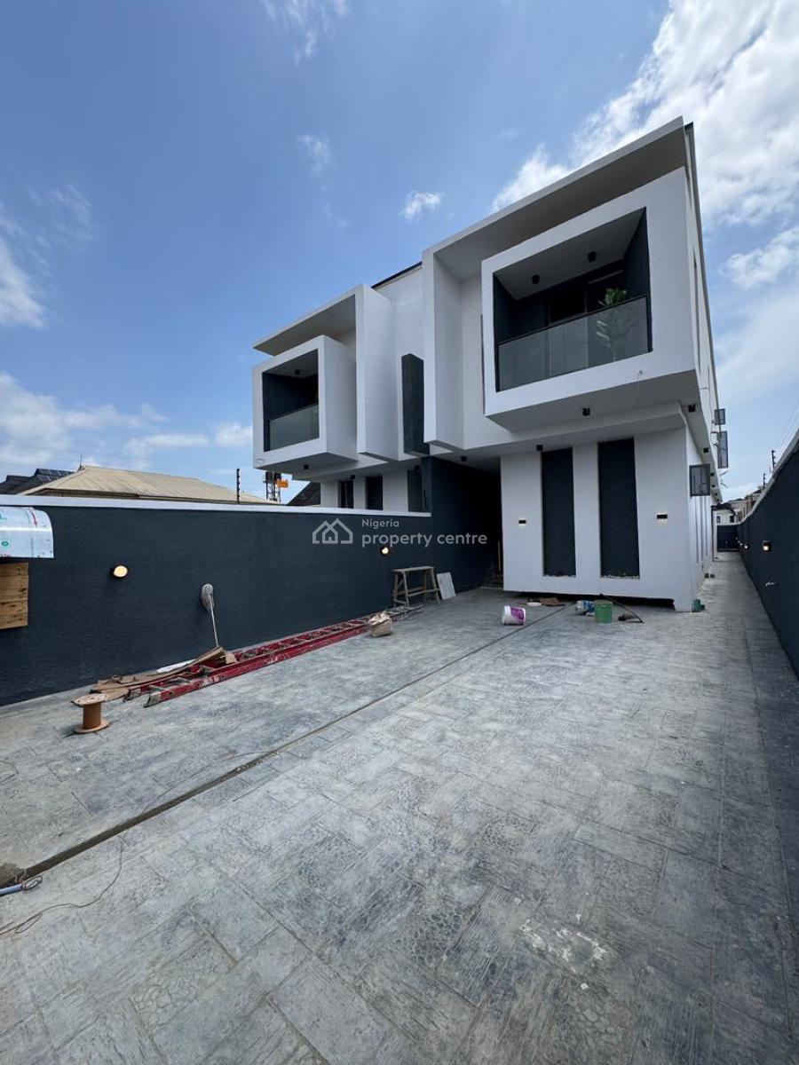 Brand New 5 Bedroom Semi-detached Duplex with a Cinema, Pool & Bq, Abraham Adesanya, Ajah, Lagos, Semi-detached Duplex for Sale