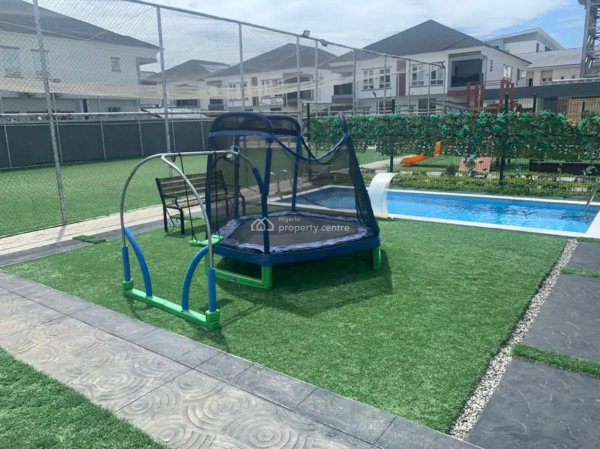 4-bedroom Semi-detached Duplex with Bq -- Furnished, Elegushi Environment, Around Nike, Ikate Elegushi, Lekki, Lagos, Semi-detached Duplex for Rent