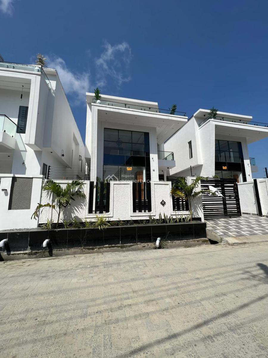 Elegant 5 Bedroom Fully Detached Duplex with a Bq & Swimming Pool, Ajah, Lagos, Detached Duplex for Sale