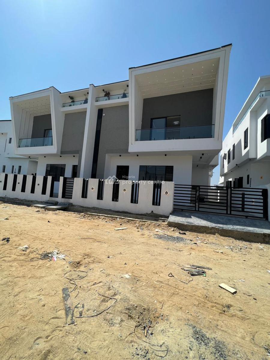 4 Bedroom Semi Detached Duplex with Bq in a Secured Estate, Ajah, Lagos, Semi-detached Duplex for Sale