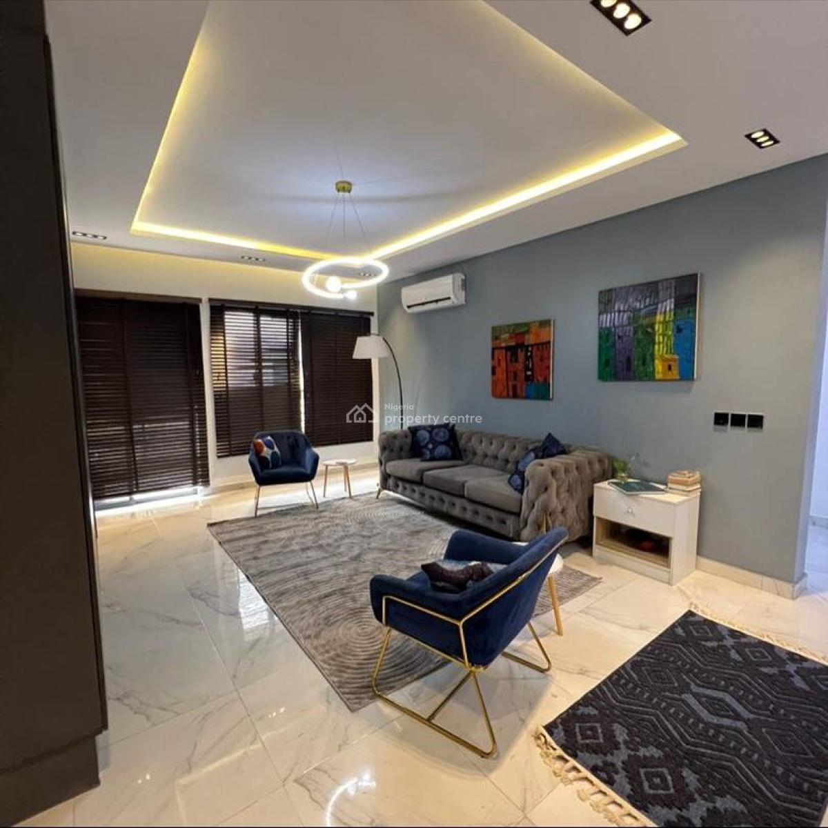 Fully Serviced & Furnished 3-bedroom Apartment with Sea View & Pool, Banana Island, Ikoyi, Lagos, Flat / Apartment for Rent