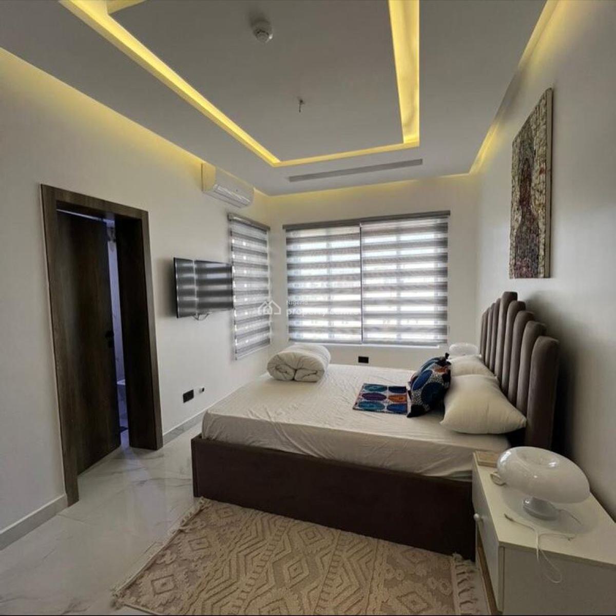 Fully Serviced & Furnished 3-bedroom Apartment with Sea View & Pool, Banana Island, Ikoyi, Lagos, Flat / Apartment for Rent