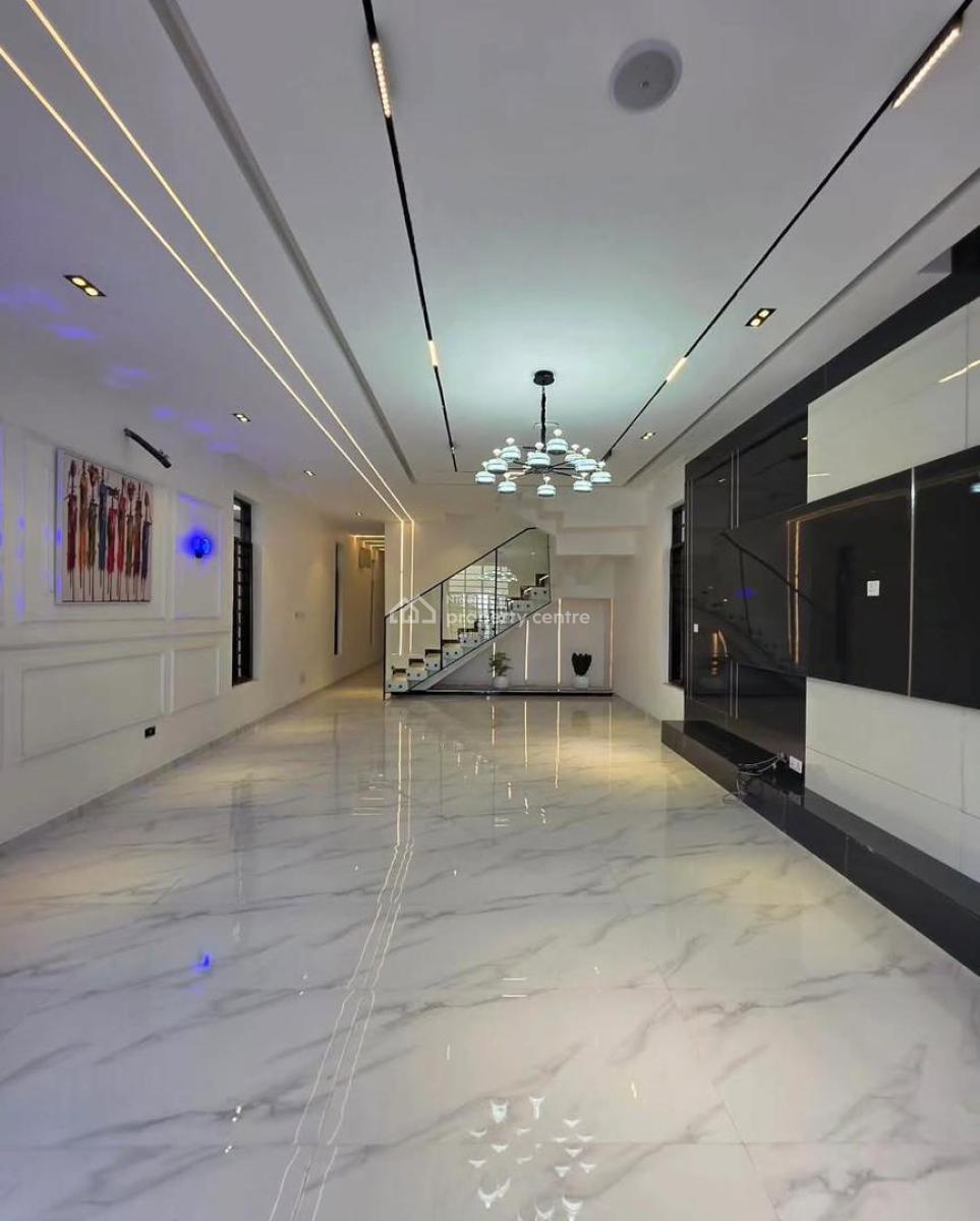 Luxurious 5 Bedroom Fully Detached Duplex with Bq, Chevron, Lekki, Lagos, Detached Duplex for Sale
