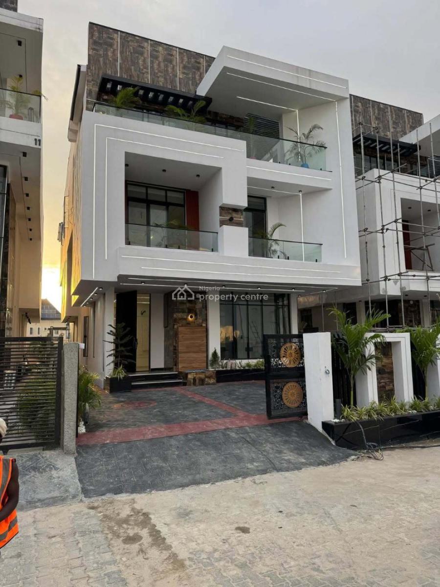 Magnificent 5-bedroom Detached Duplex with Private Pool, Cinema & Gym, Chevron, Lekki, Lagos, Detached Duplex for Sale