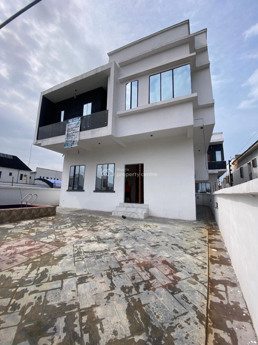 5 Bedroom Fully Detached Duplex with a Room Bq and Swimming Pool, Ajah, Lagos, Detached Duplex for Sale