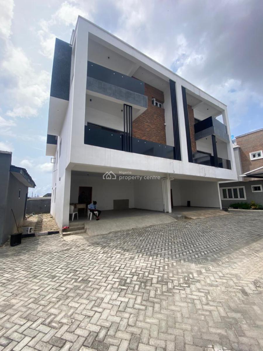 4 Bedroom Semi Detached Duplex with a Room Bq, Ajah, Lagos, Semi-detached Duplex for Sale