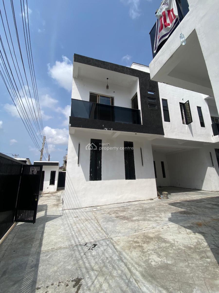 4 Bedroom Terrace Duplex with a Room Bq, Ajah, Lagos, Terraced Duplex for Sale