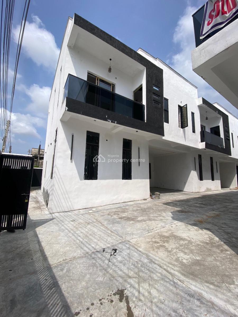 4 Bedroom Terrace Duplex with a Room Bq, Ajah, Lagos, Terraced Duplex for Sale