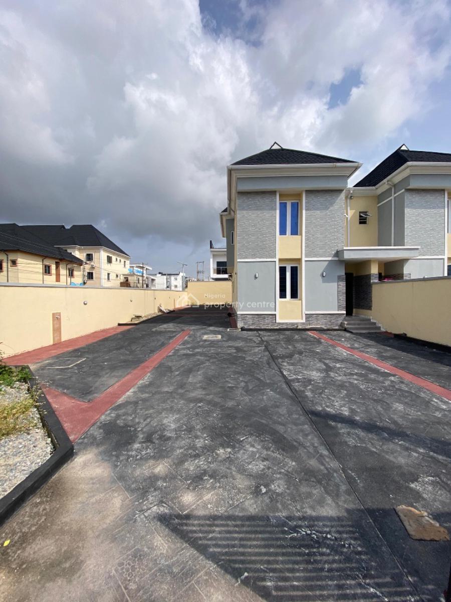 4 Bedroom Semi Detached Duplex with a Room Bq Corner Piece, Ajah, Lagos, Semi-detached Duplex for Sale