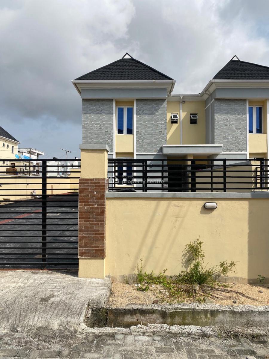 4 Bedroom Semi Detached Duplex with a Room Bq Corner Piece, Ajah, Lagos, Semi-detached Duplex for Sale