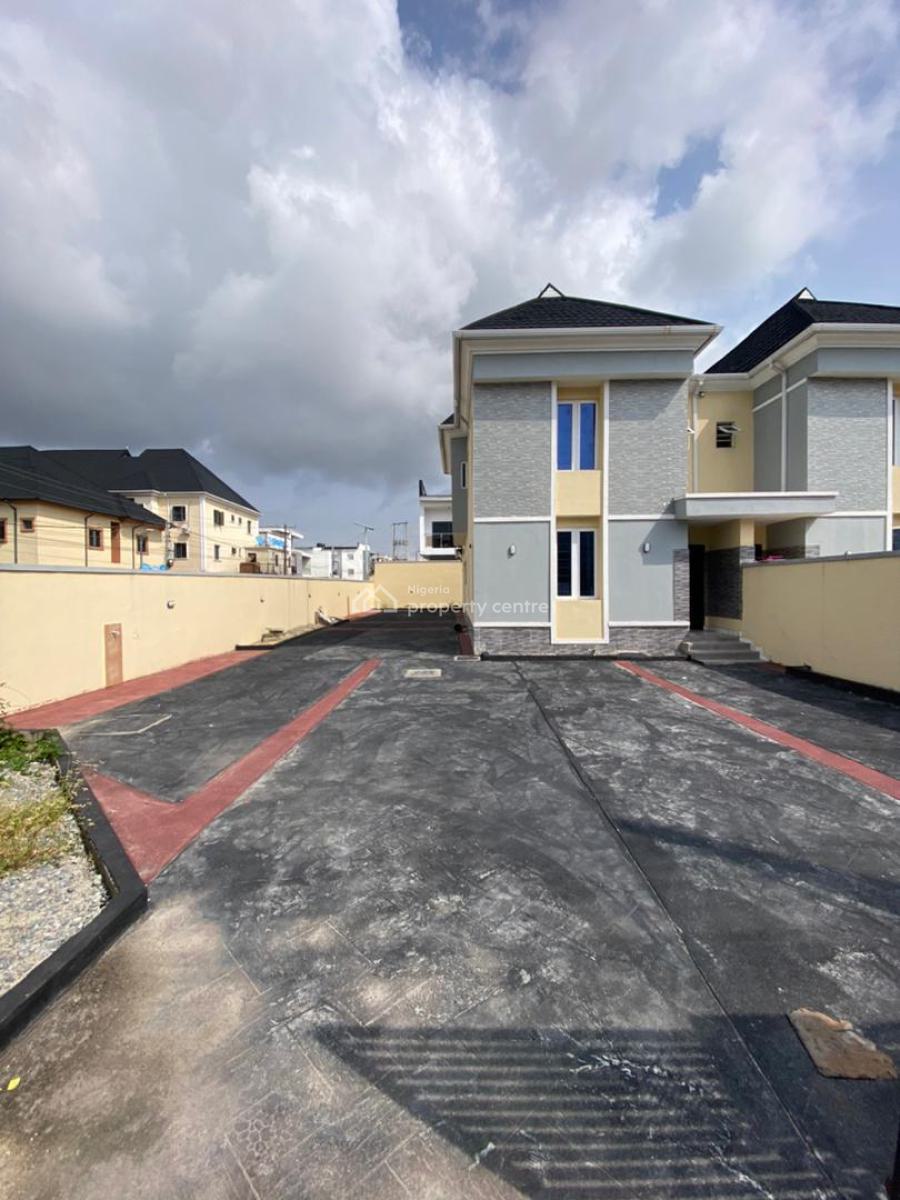4 Bedroom Semi Detached Duplex with a Room Bq (corner Piece), Ajah, Lagos, Semi-detached Duplex for Sale