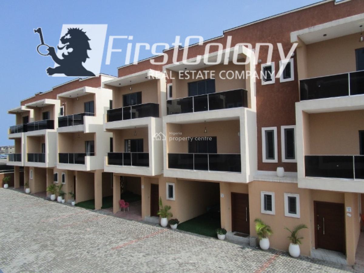 Massive 4 Bedroom Terrace Duplex Within a New Residential Court, Ikate Elegushi, Lekki, Lagos, Terraced Duplex for Sale