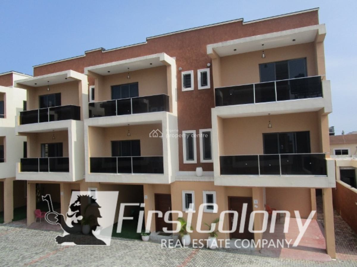Massive 4 Bedroom Terrace Duplex Within a New Residential Court, Ikate Elegushi, Lekki, Lagos, Terraced Duplex for Sale