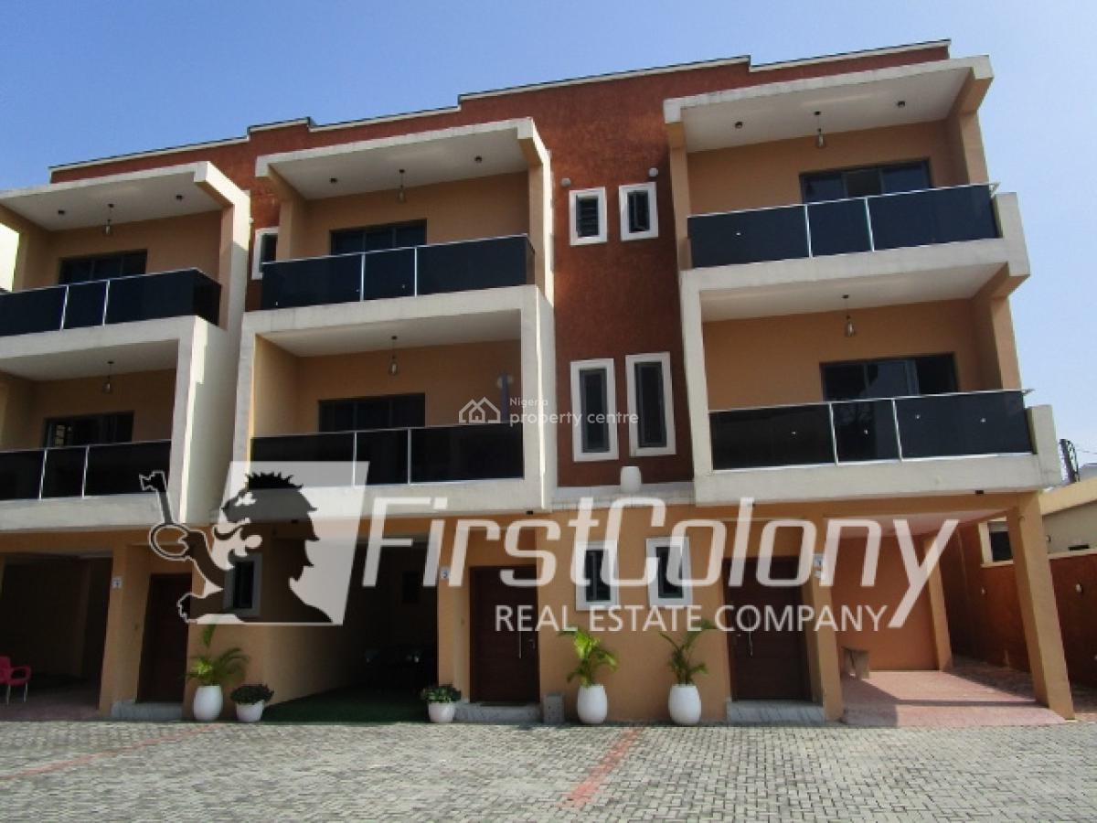 Massive 4 Bedroom Terrace Duplex Within a New Residential Court, Ikate Elegushi, Lekki, Lagos, Terraced Duplex for Sale