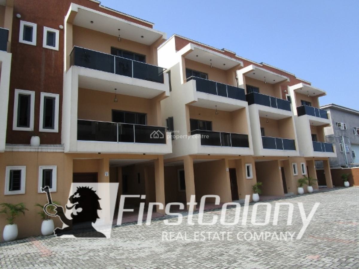 Massive 4 Bedroom Terrace Duplex Within a New Residential Court, Ikate Elegushi, Lekki, Lagos, Terraced Duplex for Sale