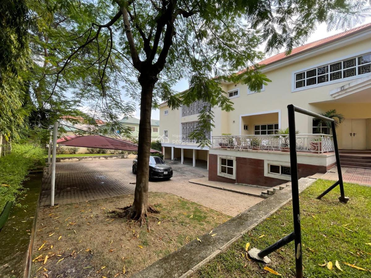 Luxury 9 Bedrooms Fully Detached Duplex with 6 Bq and Swimming Pool, Off Ibb Way, Maitama District, Abuja, Detached Duplex for Rent