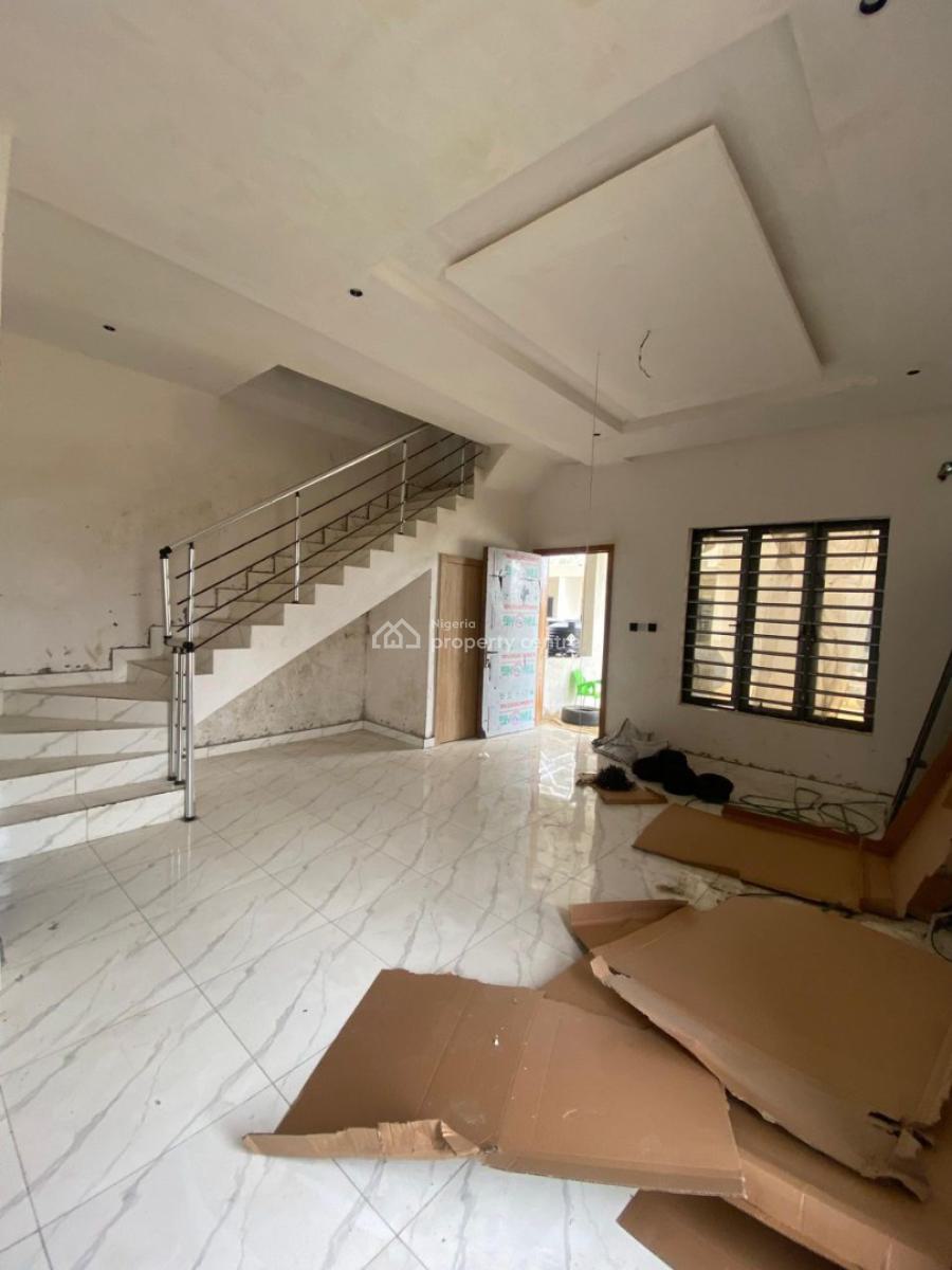 Spacious 4 Bedroom Terraced Duplex  with Bq in a Secure Estate., Abraham Adesanya, Ajah, Lagos, Terraced Duplex for Sale