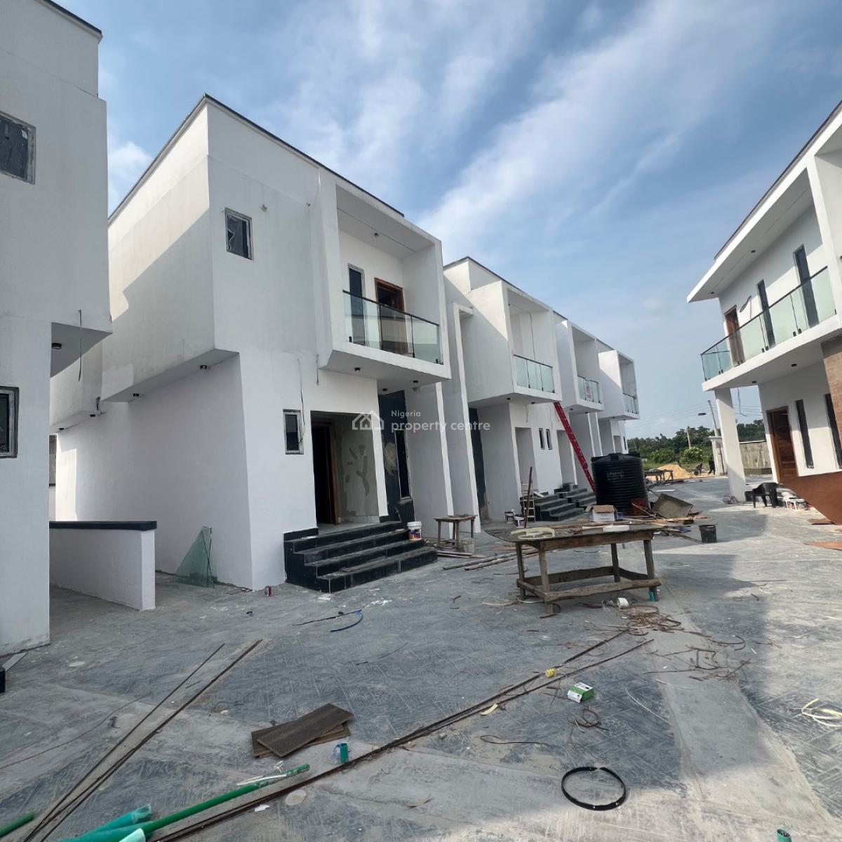 3 Bedroom with Bq, Ajah, Lagos, Terraced Duplex for Sale