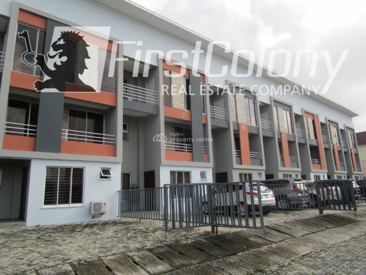 Massive 4 Bedroom Terrace Triplex Within a New Residential Court, Lekki Phase 1, Lekki, Lagos, Terraced Duplex for Sale
