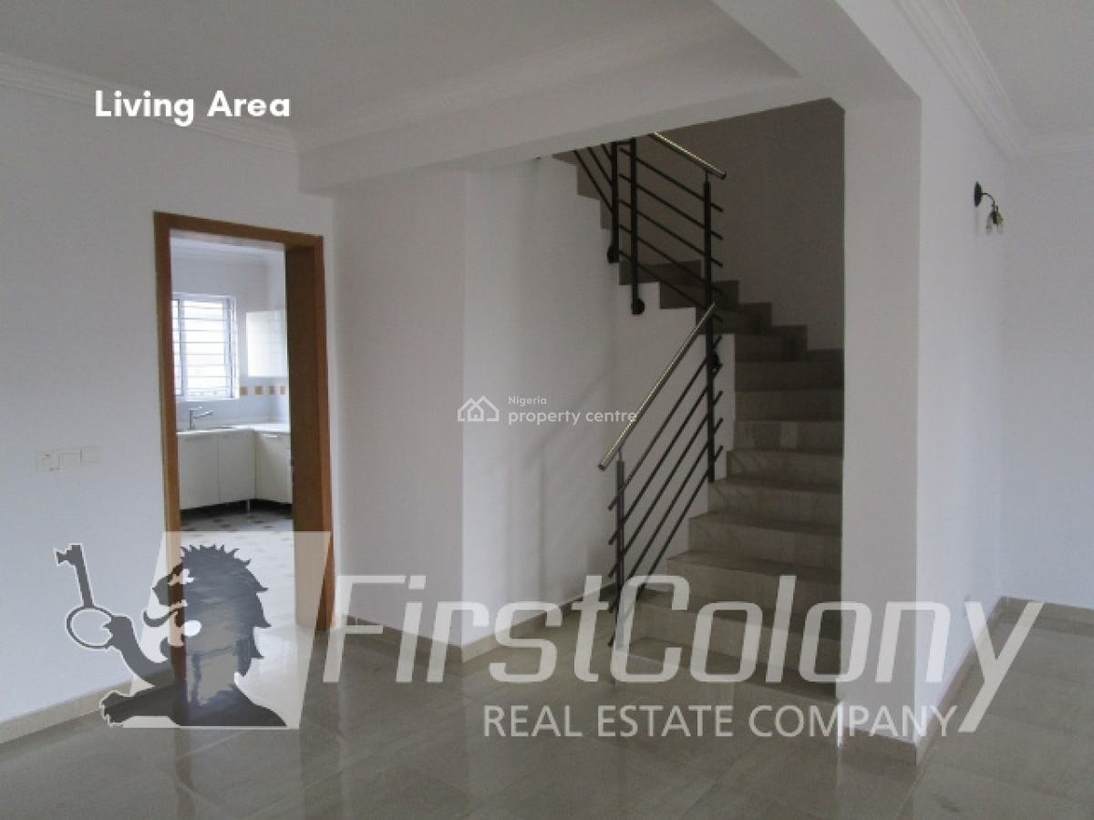 Massive 4 Bedroom Terrace Triplex Within a New Residential Court, Lekki Phase 1, Lekki, Lagos, Terraced Duplex for Sale