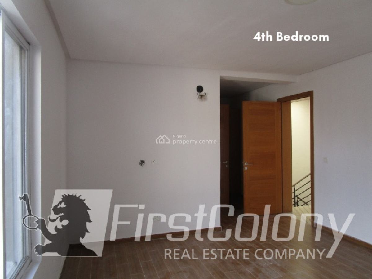 Massive 4 Bedroom Terrace Triplex Within a New Residential Court, Lekki Phase 1, Lekki, Lagos, Terraced Duplex for Sale