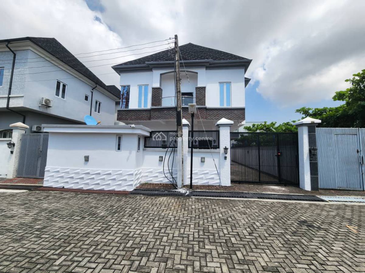 5 Bedroom Fully Detached Duplex with Bq, Chevron, Lekki, Lagos, Detached Duplex for Rent