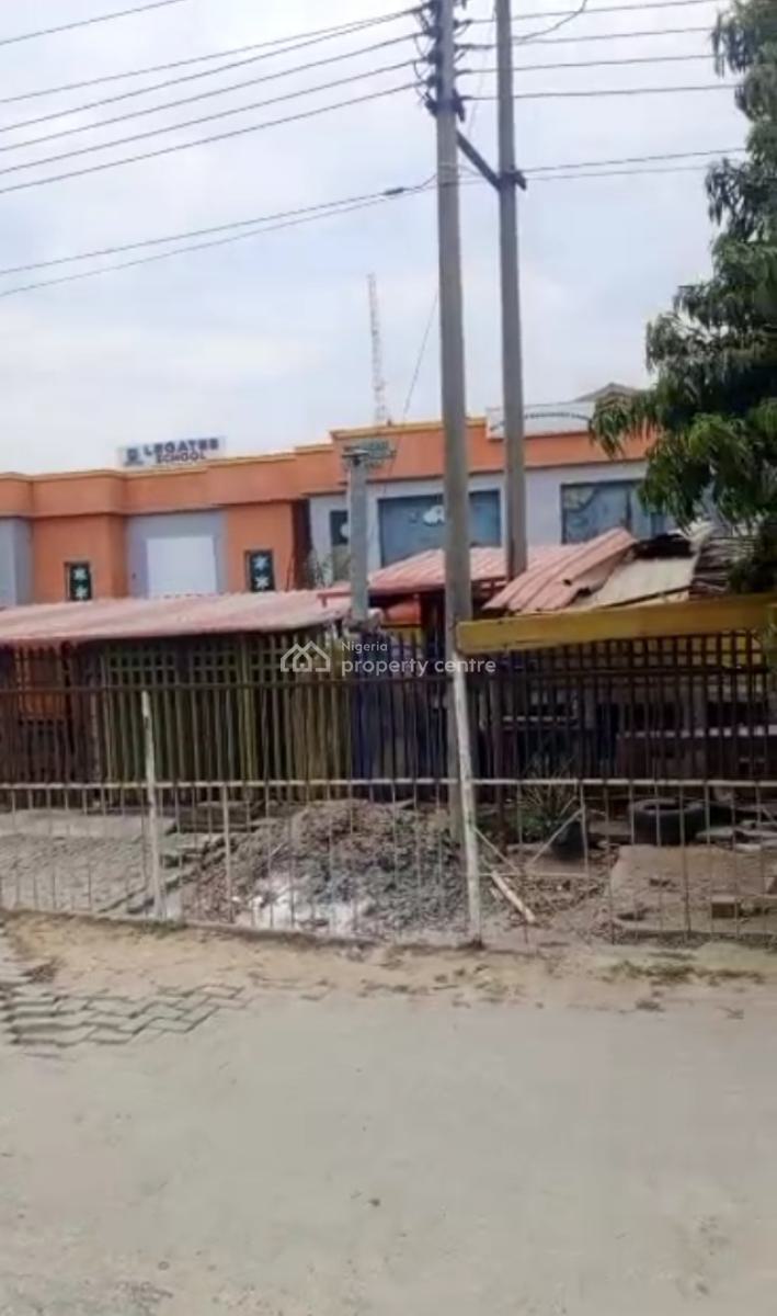 Land Measuring 2,335sqm with a Structure, Ikota, Lekki, Lagos, Commercial Land for Sale