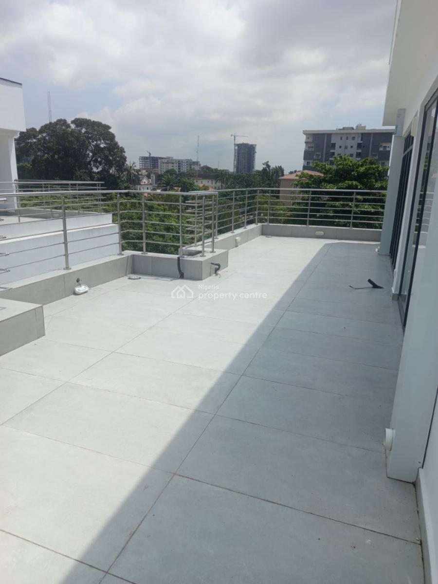 4 Bedroom Semi Detached Duplex with Penthouse and Swimming Pool, Off Gerrald, Old Ikoyi, Ikoyi, Lagos, Semi-detached Duplex for Rent