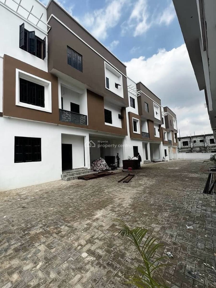 5 Bedroom Terrace Duplex with Bq, Guzape District, Abuja, Terraced Duplex for Rent