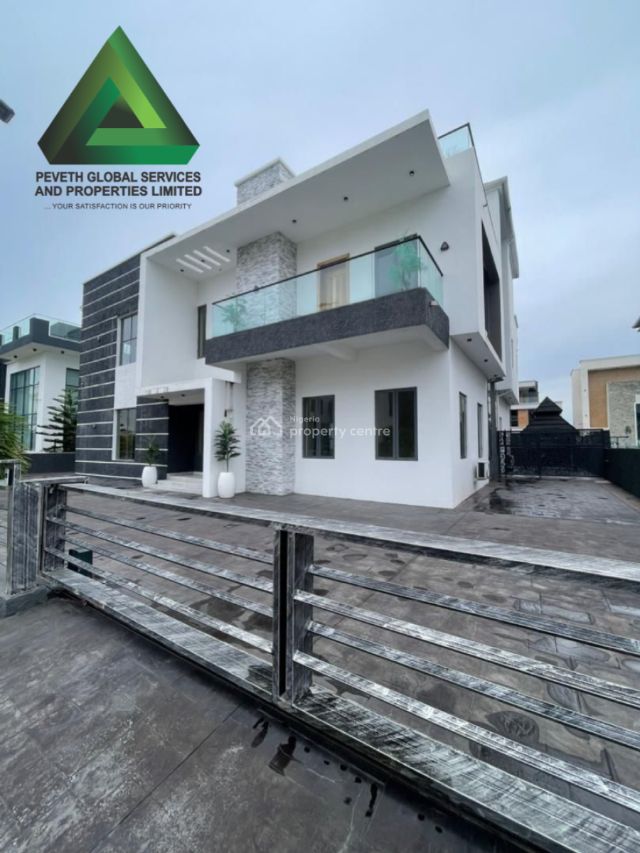 Contemporary 5 Bedroom Fully Detached Duplex + Cinema, Pool, Gym, Bq, Ikate, Lekki, Lagos, Detached Duplex for Sale