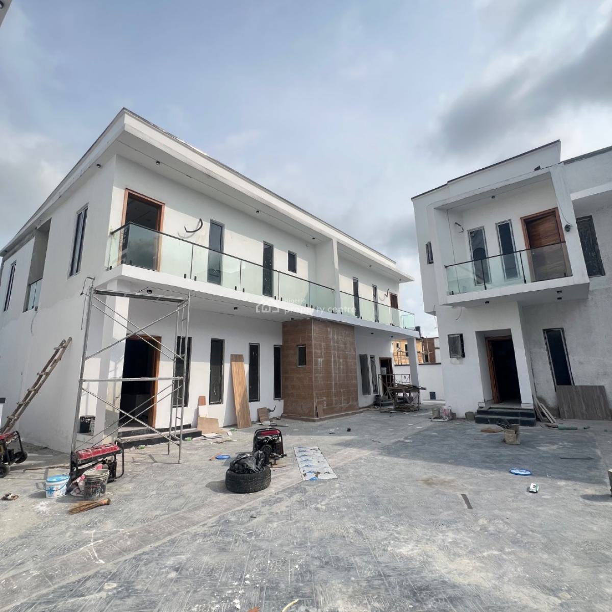 4 Bedroom with Bq, Ajah, Lagos, Semi-detached Duplex for Sale