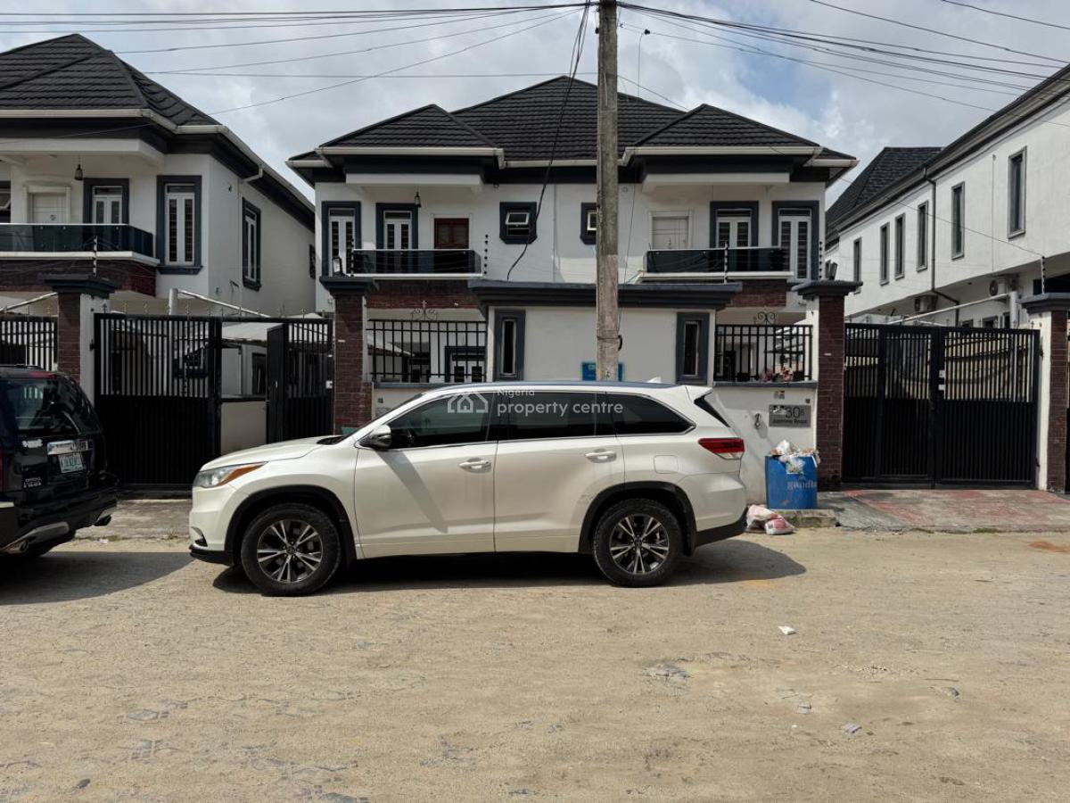 Privately Gated 4-bedroom Semi-detached Duplex in a Secure Estate., Ikota Gra, Ikota, Lekki, Lagos, Semi-detached Duplex for Rent