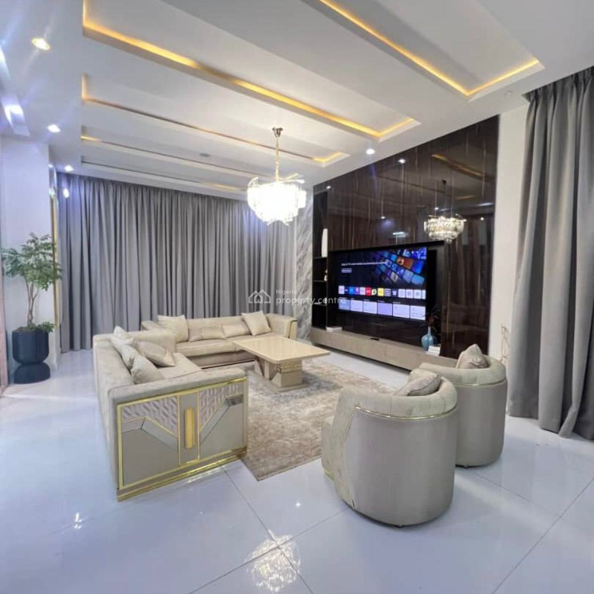 5 Bedrooms Fully Detached Duplex, Ikota, Lekki, Lagos, Detached Duplex for Rent
