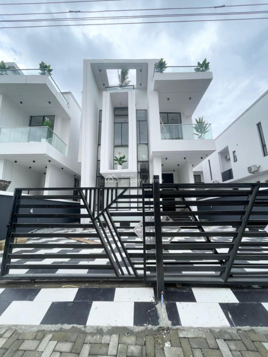 Luxurious  5 Bedroom Fully Detached Duplex with Bq, Chevron, Lekki, Lagos, Detached Duplex for Sale