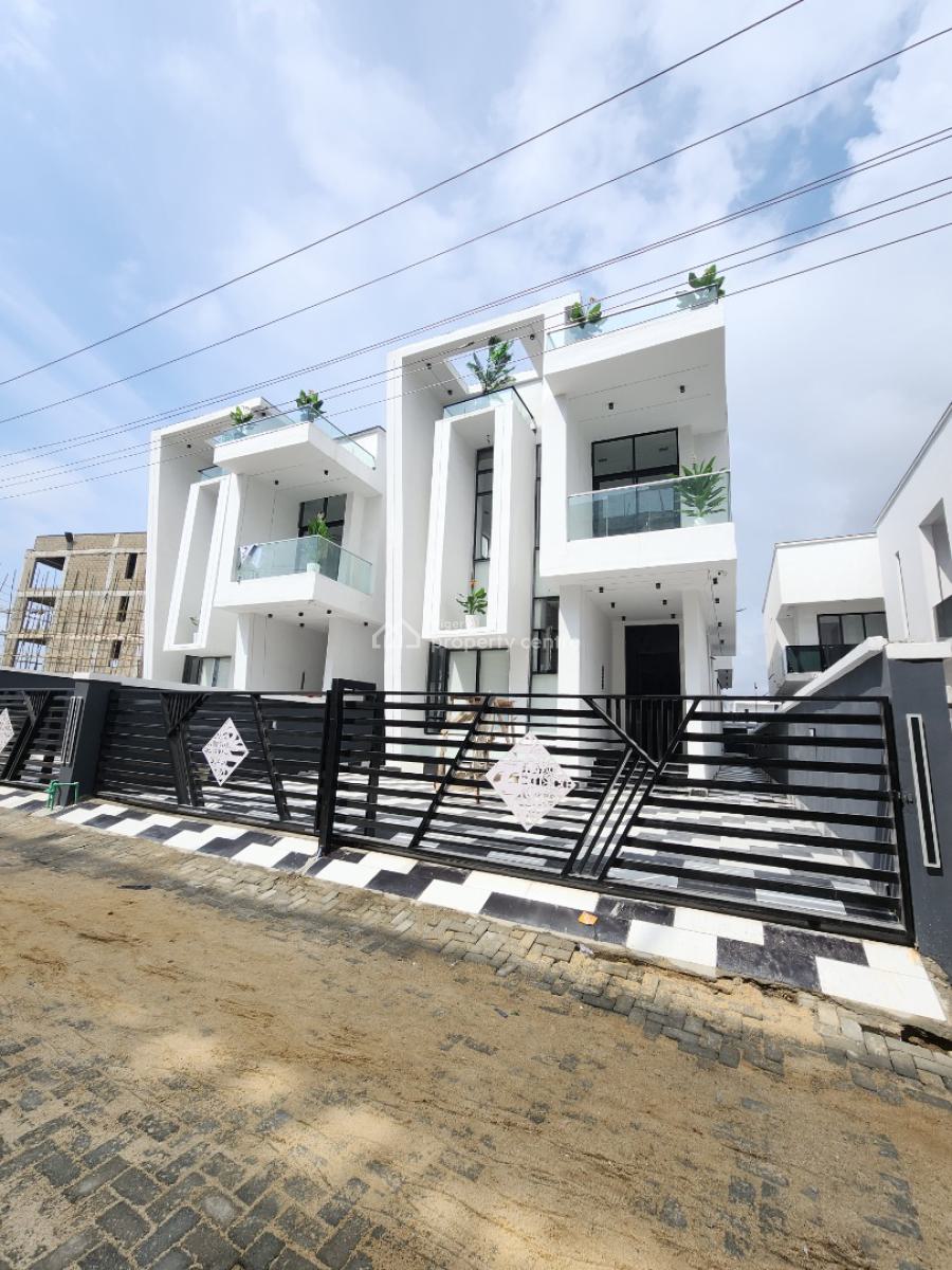 Luxury 5 Bedroom Detached Duplex with Bq, Pool in a Secured Estate, Chevron, Lekki, Lagos, Detached Duplex for Sale