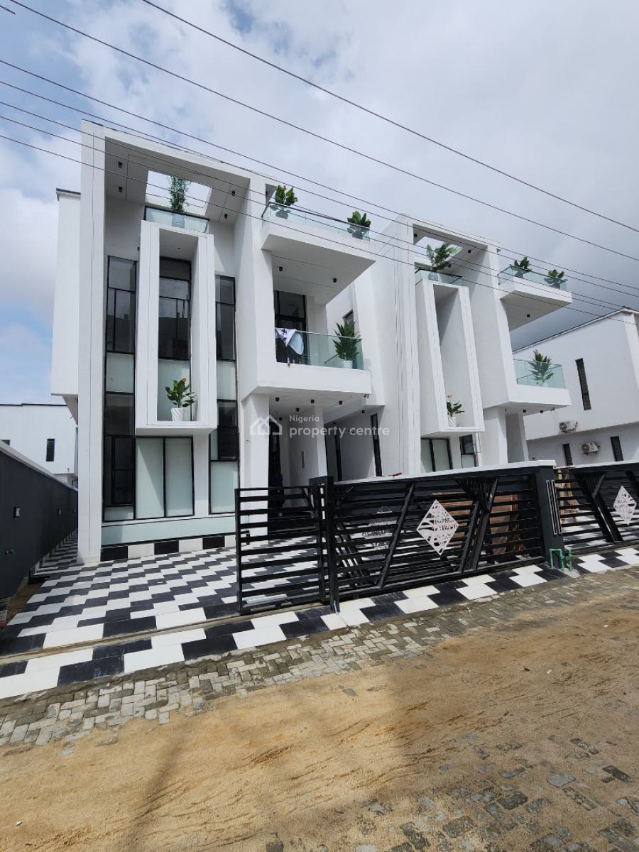 Luxury 5 Bedroom Detached Duplex with Bq, Pool in a Secured Estate, Chevron, Lekki, Lagos, Detached Duplex for Sale